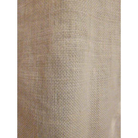 Chico's Alabaster 3/4 Sleeve Front Zip Linen Modern Shirt Jacket Size 3 USA 18 - Picture 9 of 14